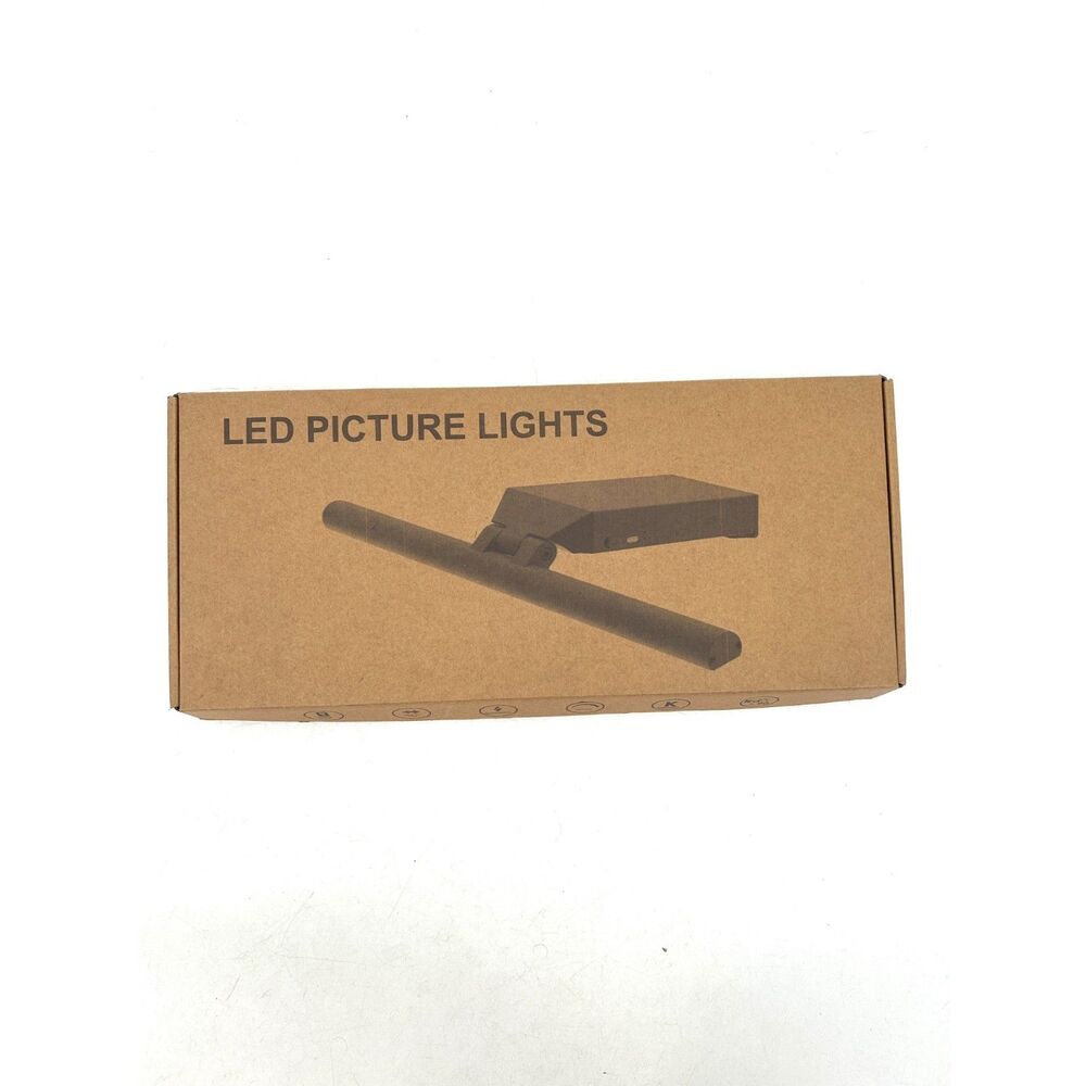NWT NEYMLYA 16" Recharge Wireless LED Picture Art Light Remote Dimmable Black